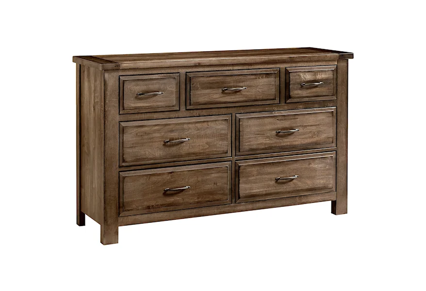 Maple Road 7-Drawer Triple Dresser by Artisan & Post at Esprit Decor Home Furnishings